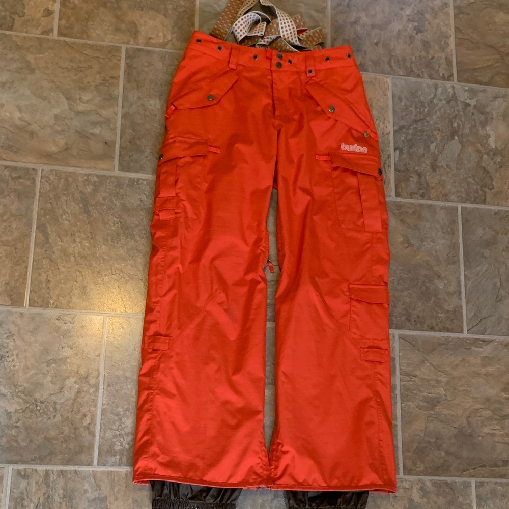 Burton Vibrant Red Cargo Pants